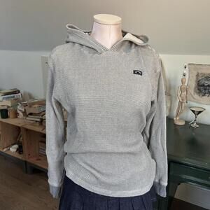 Billabong Men's Grey and Cream Hoody